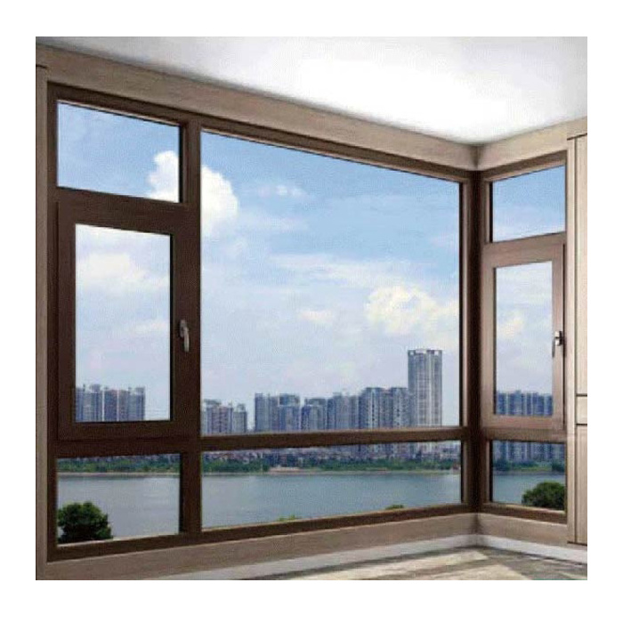 European Style Aluminum Casement Window Aluminum Swing Windows and Doors Price