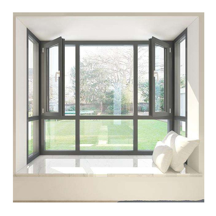 European Style Aluminum Casement Window Aluminum Swing Windows and Doors Price