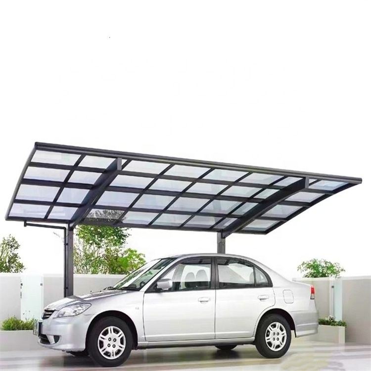 Shop Front Canopy Hot Sale Diy Outdoor Porch Garden Sunshade Led Canopy Polycarbonate Roof Gazebo