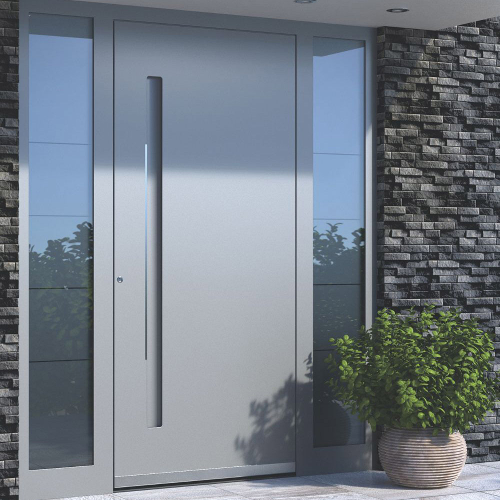 DTOP oversized entry doors luxury metal double doors for houses from entry entrance stainless steels double Door