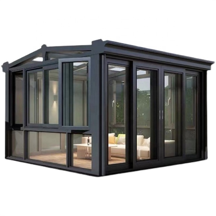 New Style Glass Rooms Greenhouse Panels For Sale Prefab Vorna Sunroom Aluminum Glass Roof Prefab Sunroom