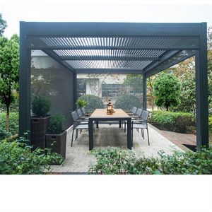 Hot Sale And Made In China Customized Cheap Gazebo Louvered Roof Pergola Kits Modern Quality Pergola