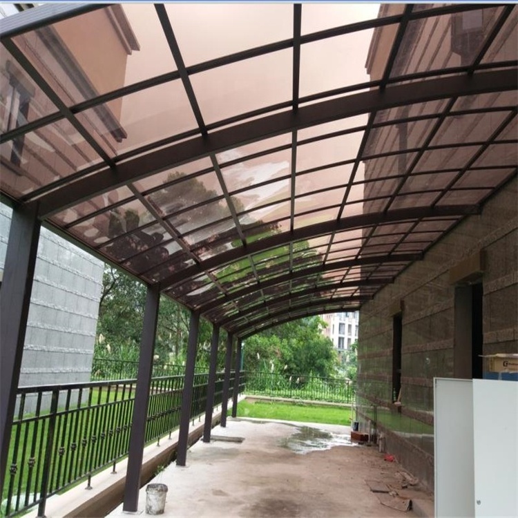 Canopy Awning 100% Anti-Uv Outdoor Diy Polycarbonate Roofing Waterproof Rain Cover For Balcony Pc Awning