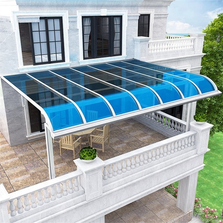 Pergola Sunroom Outdoor Roof Patio Covers Balcony Customized Waterproof Polycarbonate Aluminum Awning Canopy