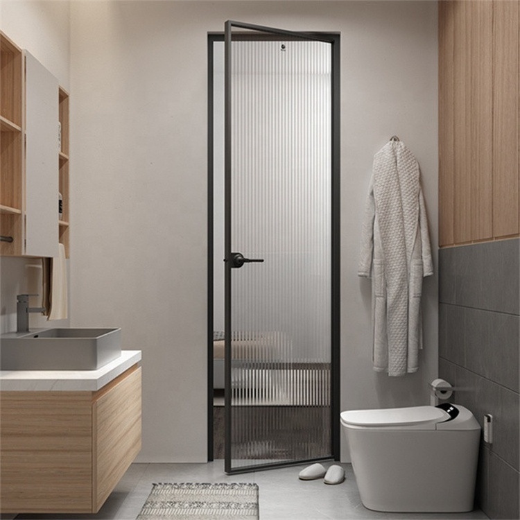 Dutch Door Interior Narrow Frame Waterproof Bathroom Waterproof Doors For Bathrooms Glass Bathroom Door