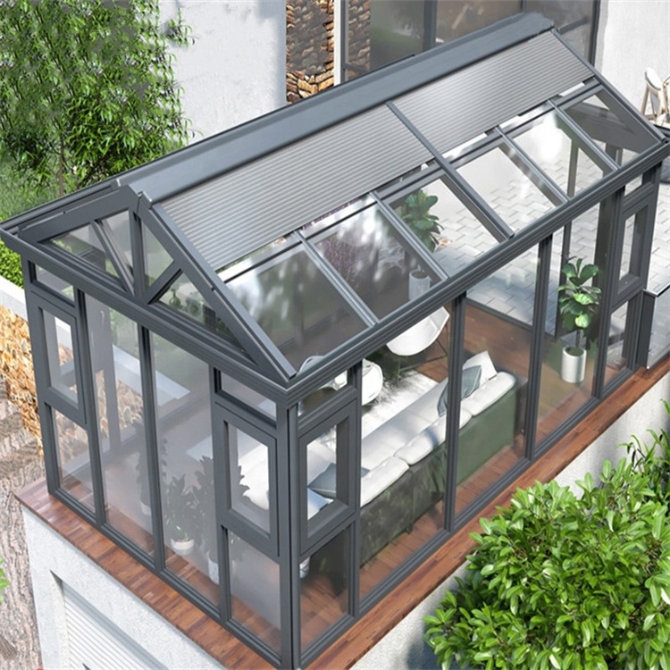 New Style Glass Rooms Greenhouse Panels For Sale Prefab Vorna Sunroom Aluminum Glass Roof Prefab Sunroom