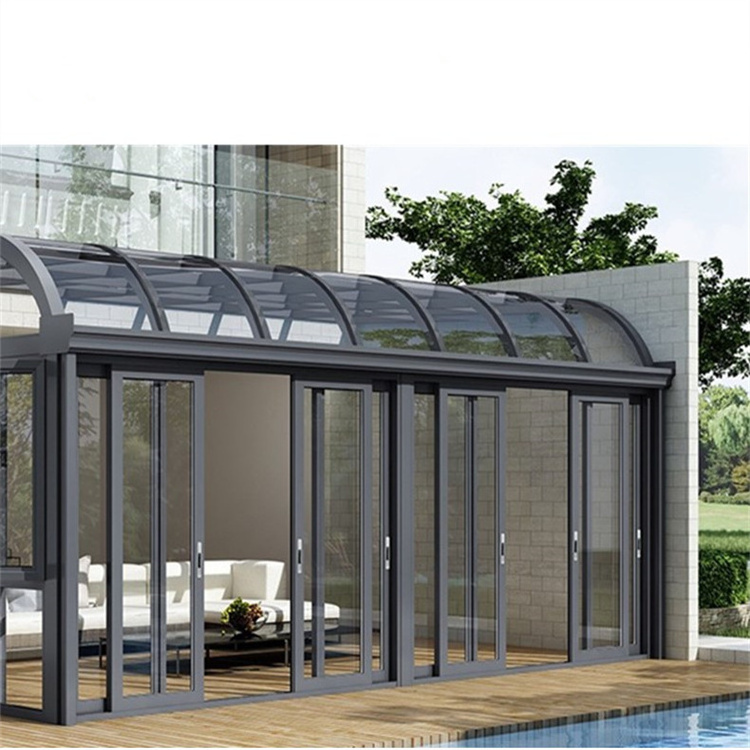 prefabricated aluminum frame sunroom glass panels for sale glass conservatories house sunroom price conservatory