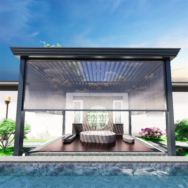 Hot Sale And Made In China Customized Cheap Gazebo Louvered Roof Pergola Kits Modern Quality Pergola