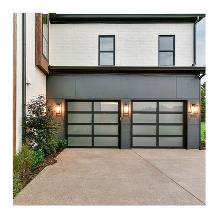 Garage Door New Fashion Luxury Villa Aluminum Glass Garage Roller Door Prices Prices Lowes Electric Garage Door