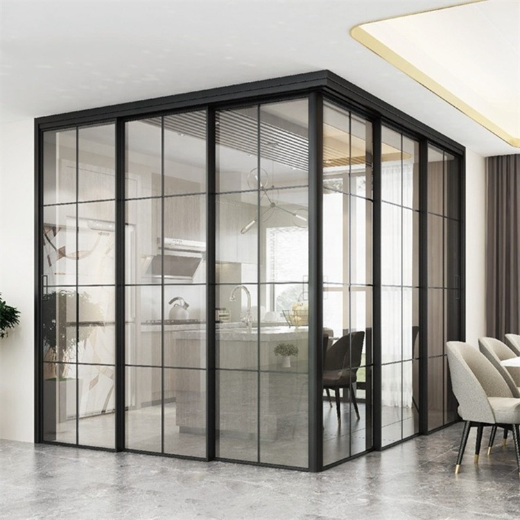 Room Divider Soundproof Sliding Doors  Price Office China Sliding Door Plexiglass Bedroom Buffer Sliding Door