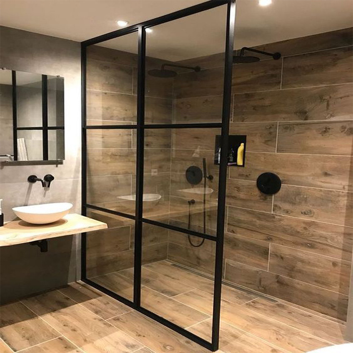 D-TOP shower room with bathtub and grey tempered glass sliding shower room Bathroom Room Toto Toilet Bathroom for house