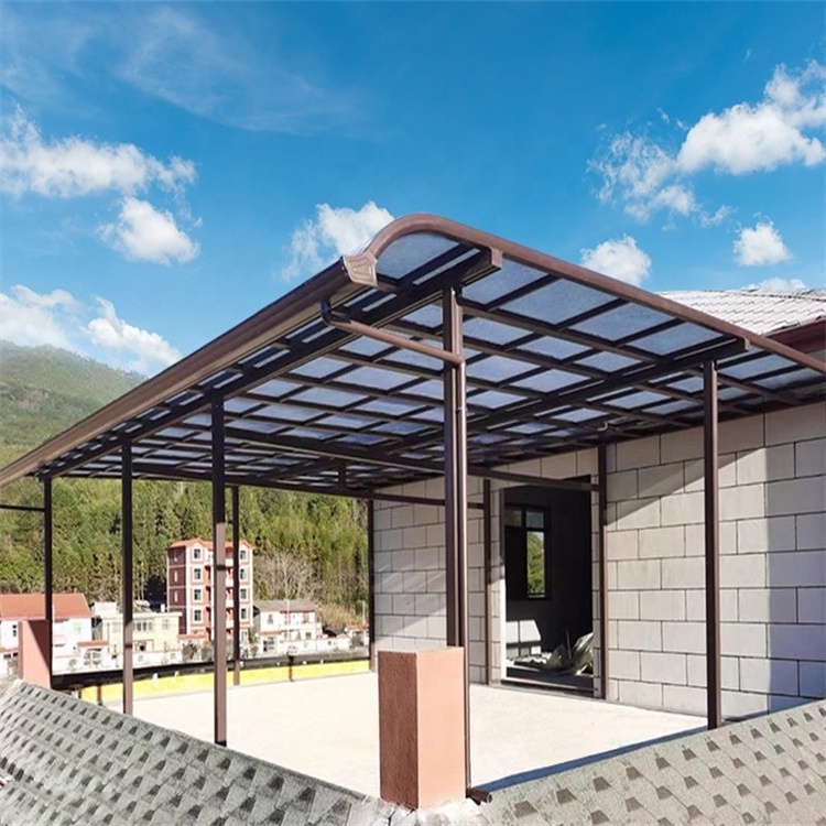 Pergola Sunroom Outdoor Roof Patio Covers Balcony Customized Waterproof Polycarbonate Aluminum Awning Canopy