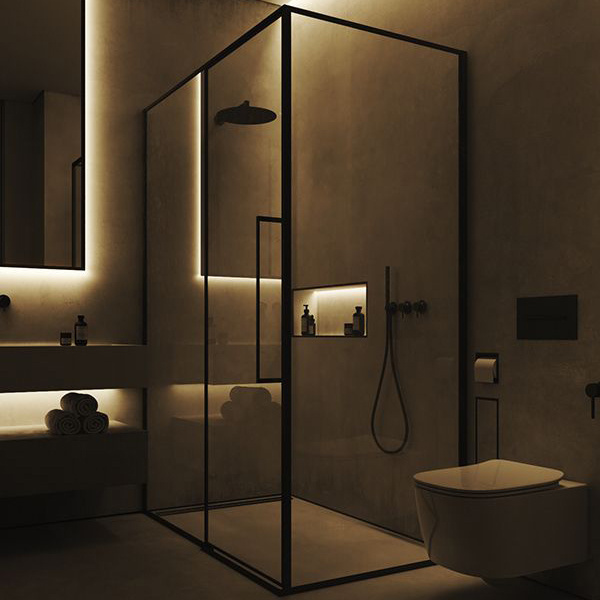 D-TOP shower glass shower cabin sliding shower room Bathroom Room Toto Toilet Bathroom for house