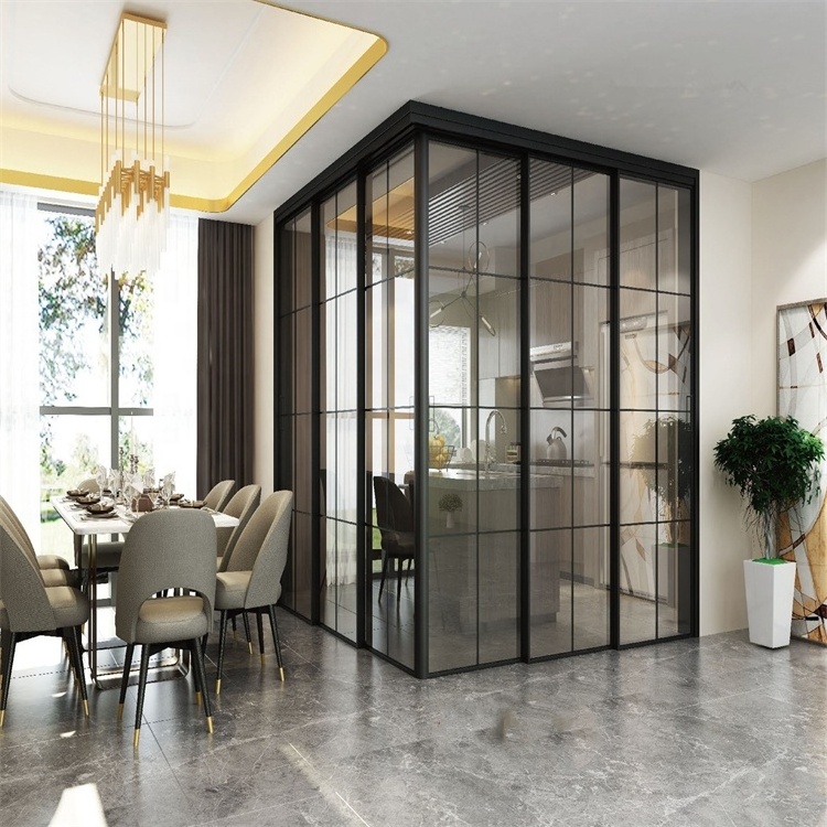 Room Divider Soundproof Sliding Doors  Price Office China Sliding Door Plexiglass Bedroom Buffer Sliding Door