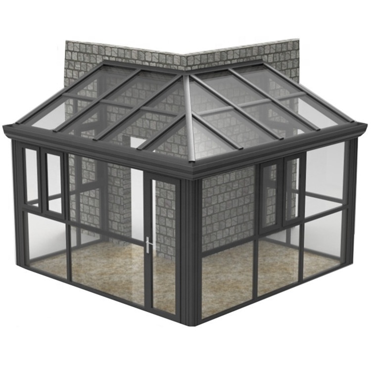 Veranda Sunroom Windows Prefabricated Sunroom Conservatory  4  Season Sunroom Glass