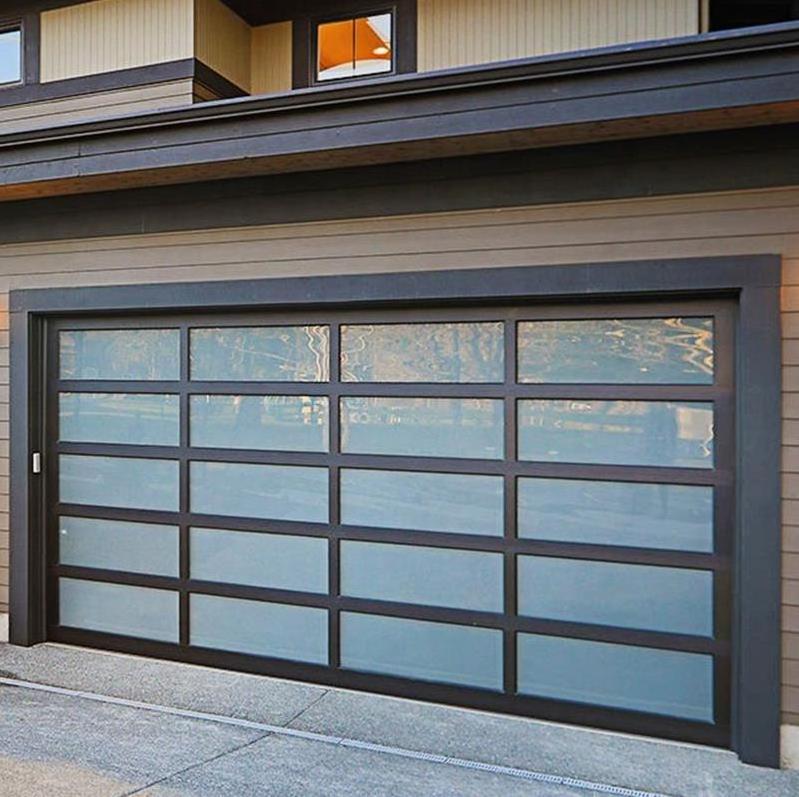 9x9 glass garage door aluminum glass garage door