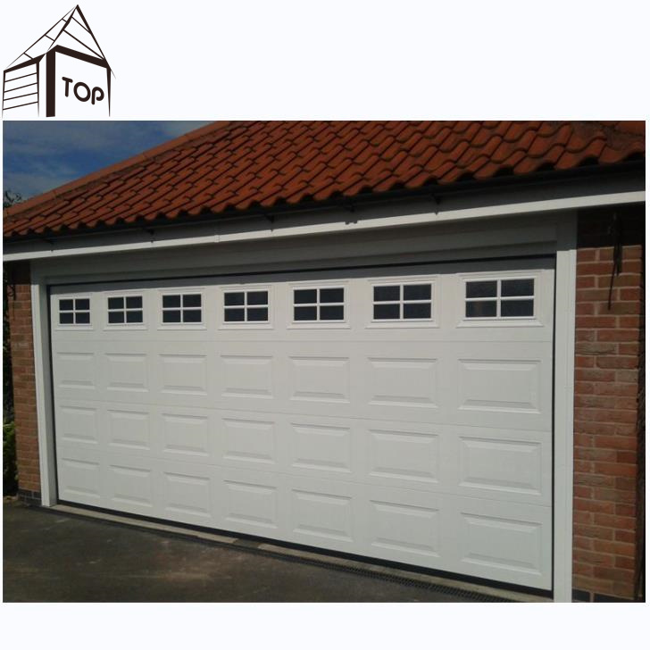 For Homes electric roll up garage door 12x7 garage door Garage door with metal stripe