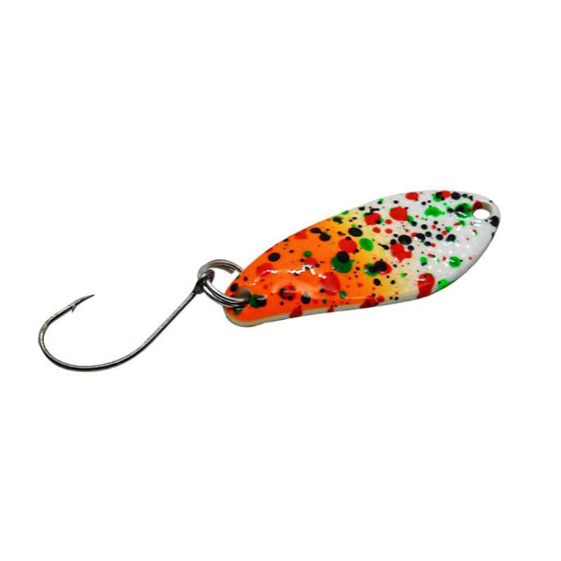 High Quality Attractive Colorful Spoon 3g Spoon Fishing lure Metal Lure Freshwater Saltwater for Trout Seabass Carp