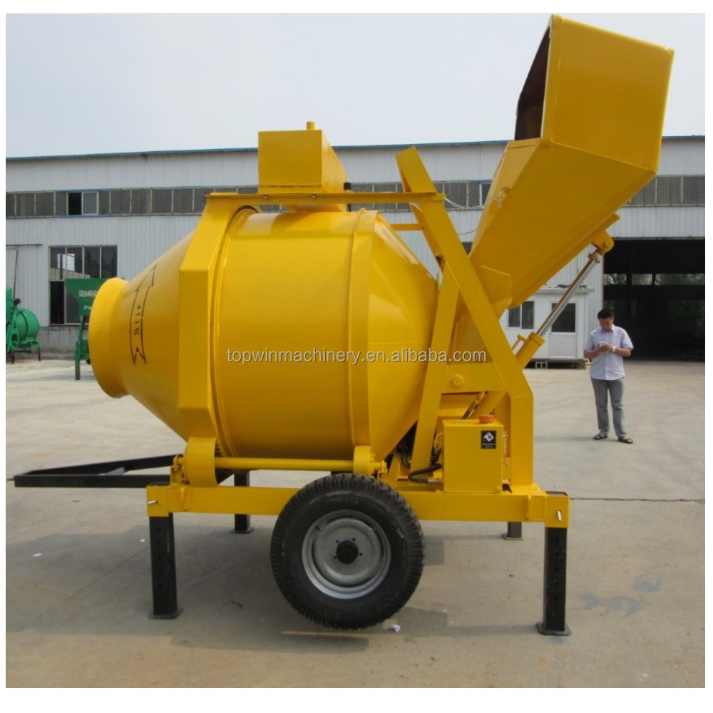 hydraulic system lifting JZC350 mobile concrete mixer machine