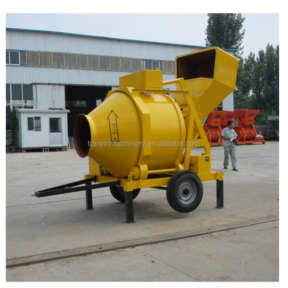 hydraulic system lifting JZC350 mobile concrete mixer machine