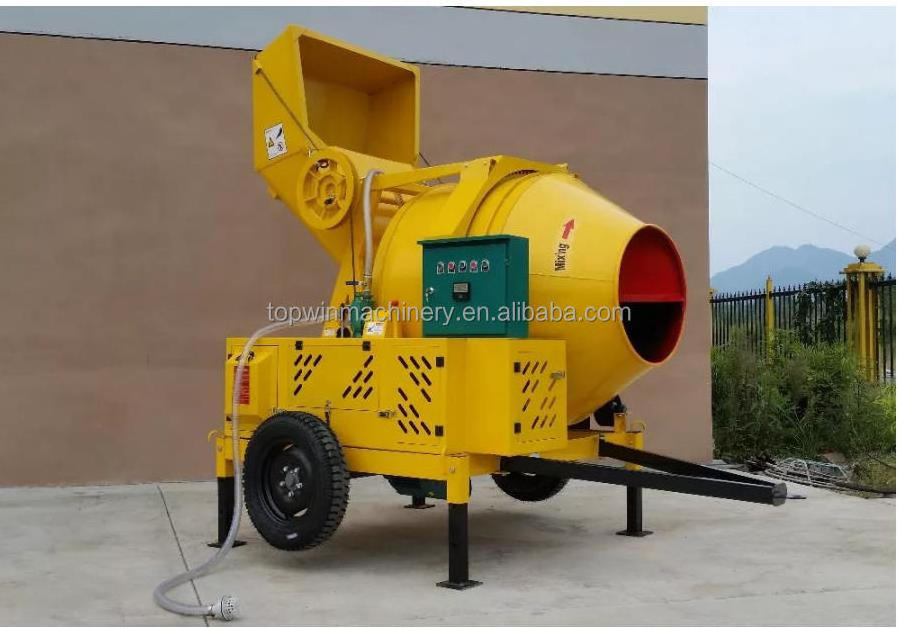 hydraulic system lifting JZC350 mobile concrete mixer machine