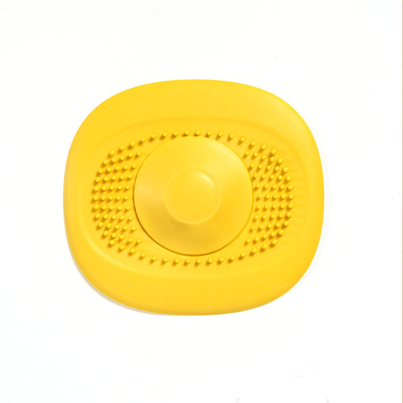 Light Silicon Hair Stopper Shower Floor Drain Covers Restaurant Kitchen Silicone Rubber filter Pad for Drainage Floor Mat Bath