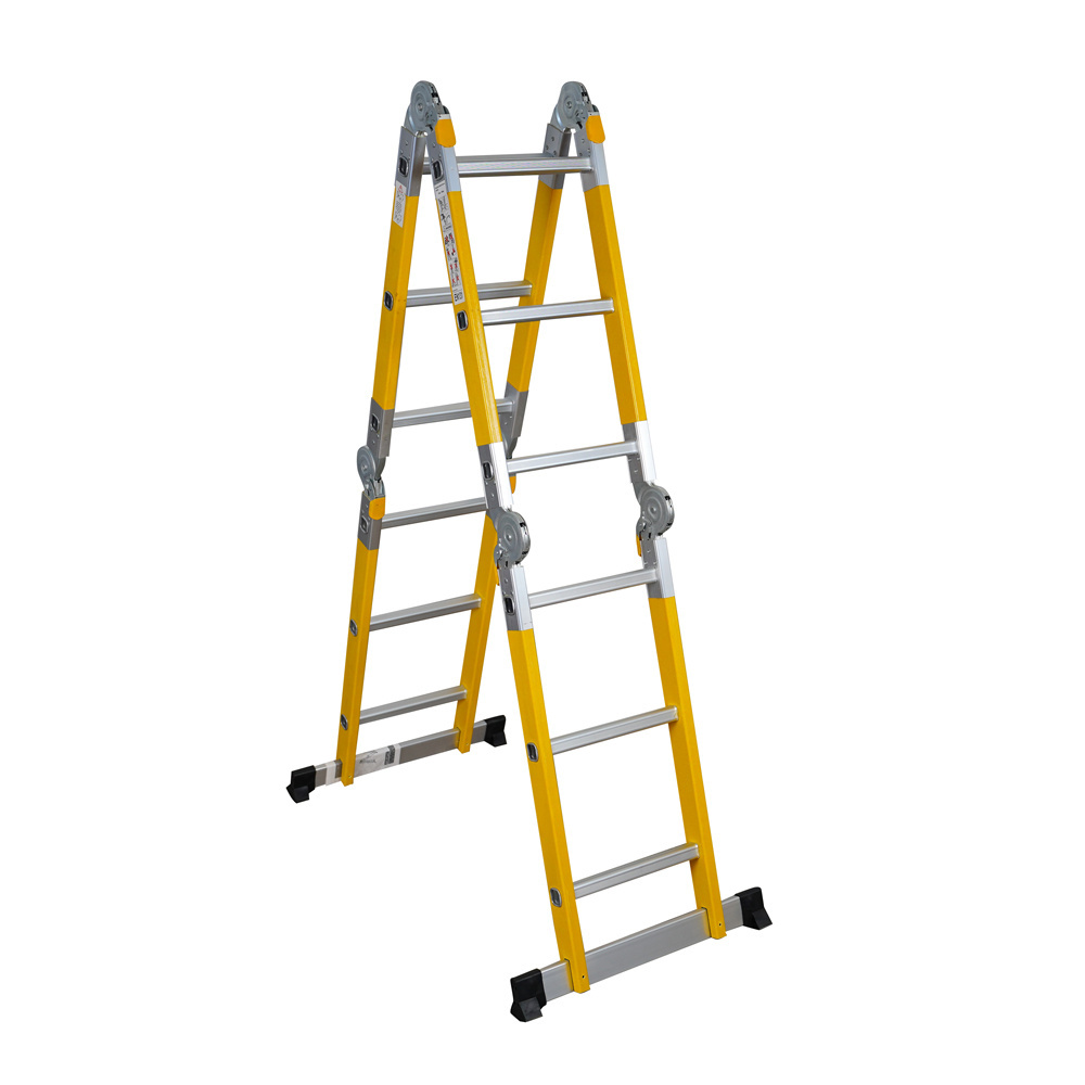 Best price safety Adjustable multipurpose multifunctional step folding industrial scaffold ladder