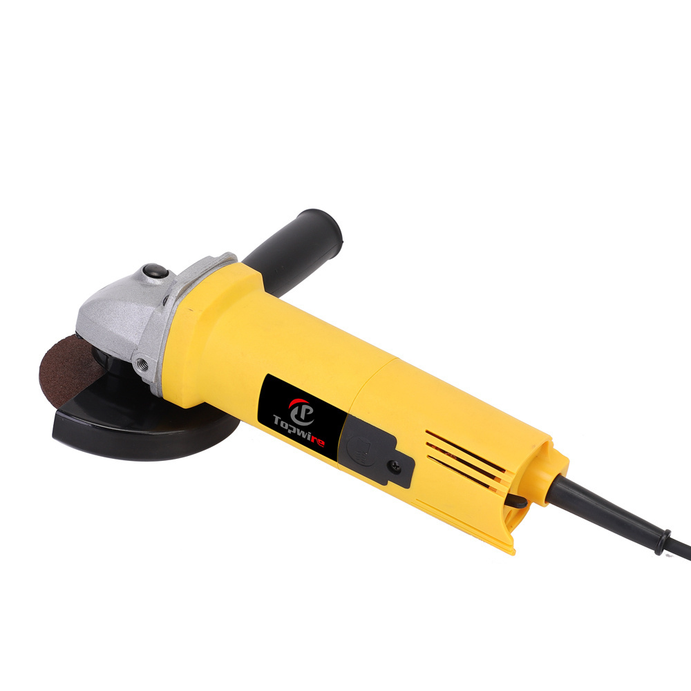 21V Cordless Power Tool Lithium Battery Angle Grinder with Slide Switch for Cutting & Surface Conditioning