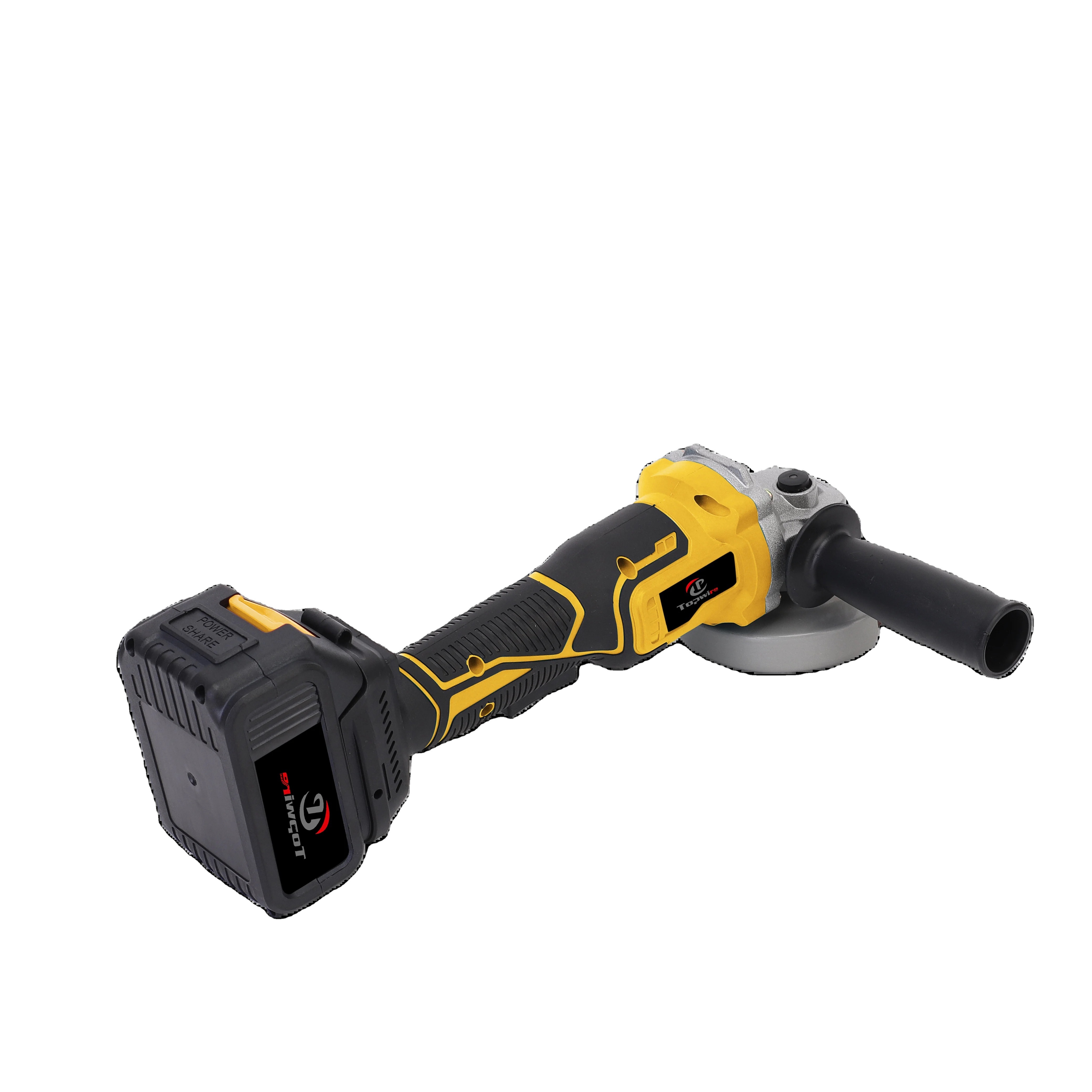 21V Cordless Power Tool Lithium Battery Angle Grinder with Slide Switch for Cutting & Surface Conditioning