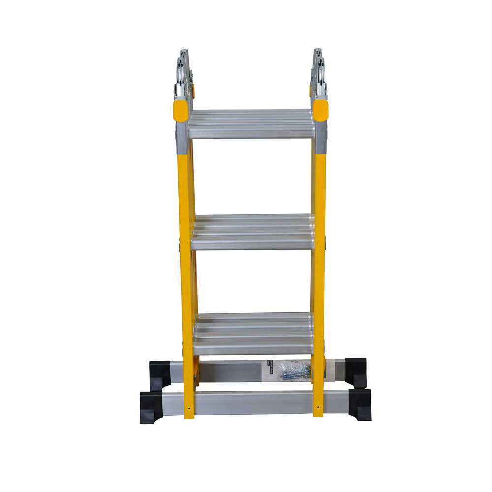 Best price safety Adjustable multipurpose multifunctional step folding industrial scaffold ladder