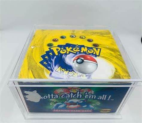 Wholesale Custom Pokemon Clear Acrylic Booster Box