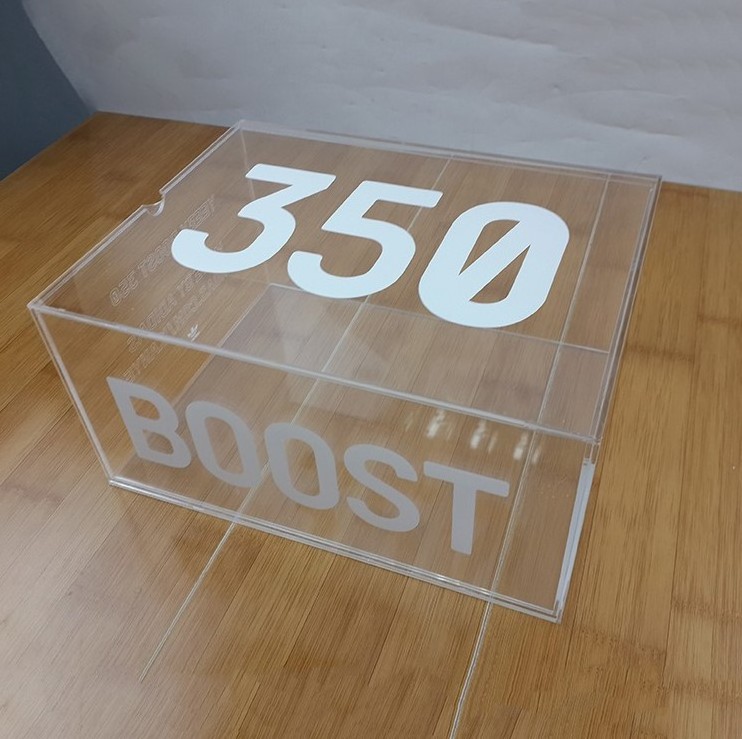 Custom Acrylic Shoe Box  For Sneaker Display Large Acrylic Display Case for shoes/bags and suitcases  Multiple styles