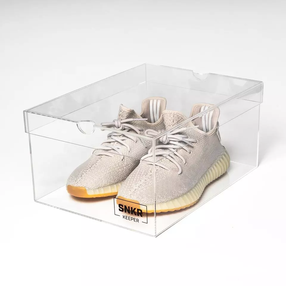 Custom Acrylic Shoe Box  For Sneaker Display Large Acrylic Display Case for shoes/bags and suitcases  Multiple styles