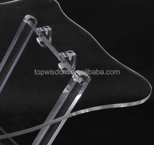 Hot sale custom transparent acrylic folding table