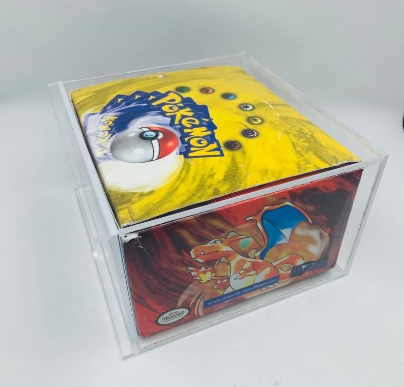 hot sale high quality custom clear pokemon display pokemon booster box