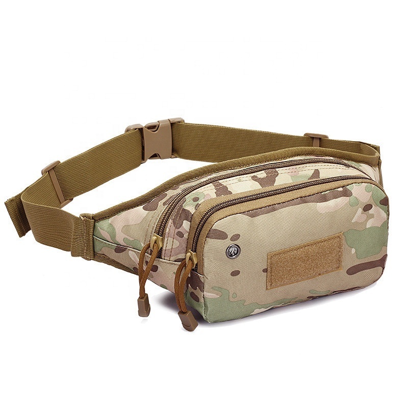 Camouflage Waist Pack Bag Fishing Fanny Packs Waterproof Hip Belt Pouch for Outdoor Hunting Camping Trekking Bag