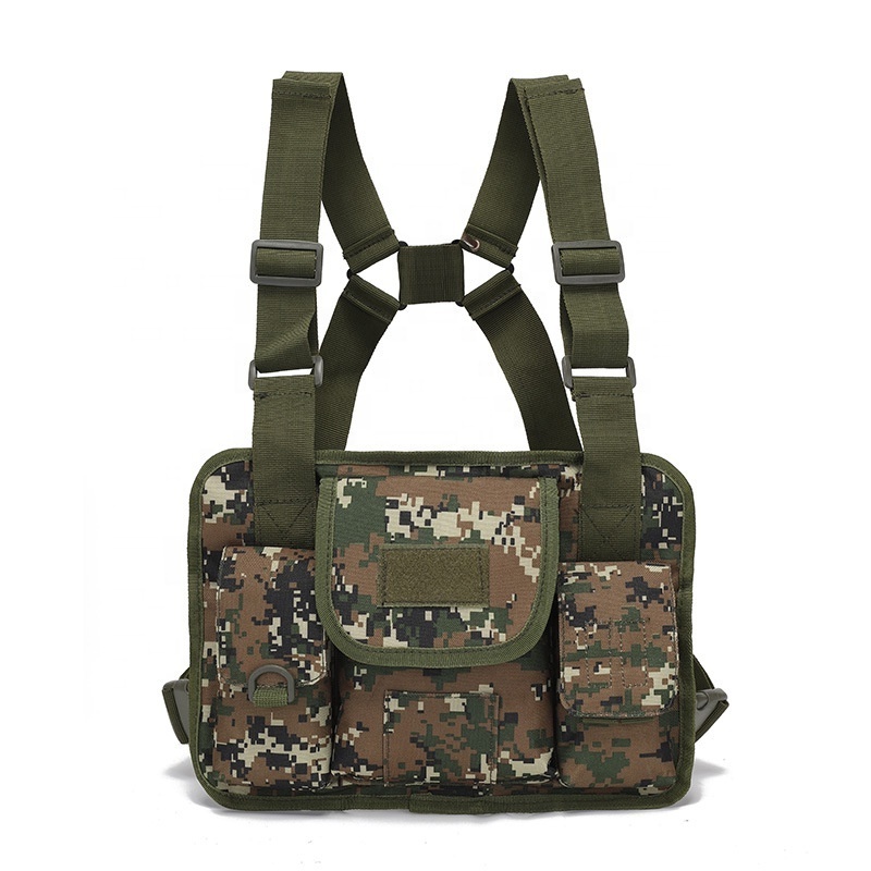 Wholesale Utility Sports Chest Pack for Men and Women Outdoor Sports Running Chest Rig Bag Camouflage EDC Front Pouch