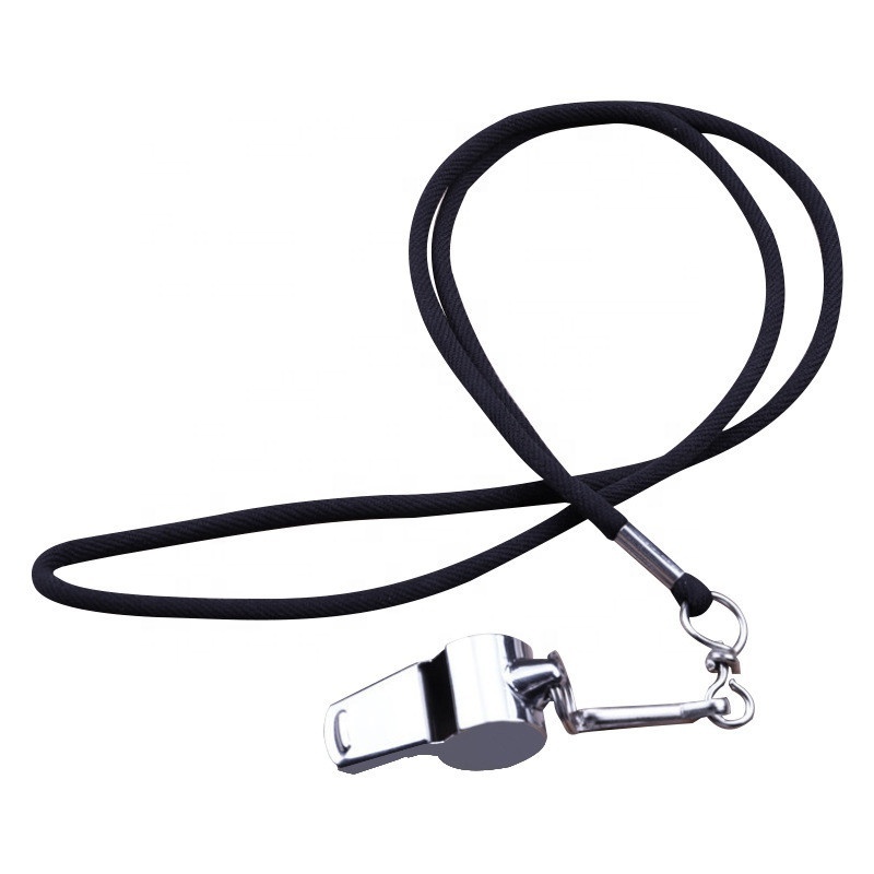 High Quality Extra Loud Whistle with Lanyard Metal Sports Whistle Stainless Steel Whistle for Training