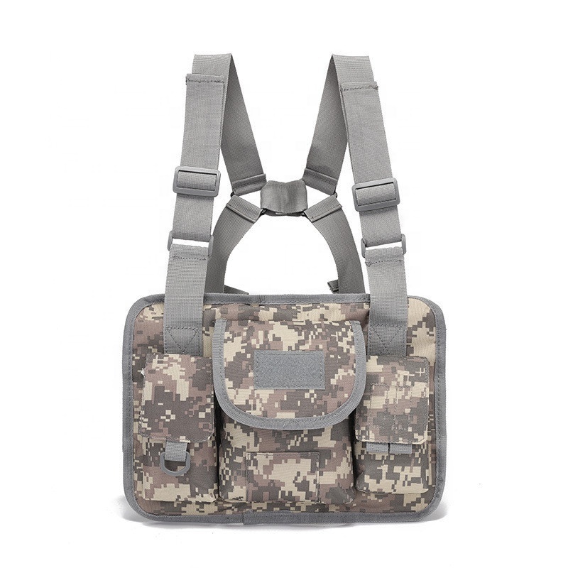 Wholesale Utility Sports Chest Pack for Men and Women Outdoor Sports Running Chest Rig Bag Camouflage EDC Front Pouch