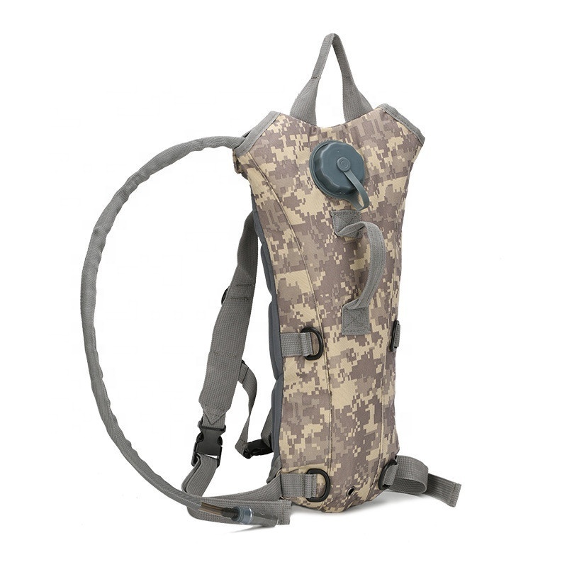 High Quality Outdoor Drinking Water Bag Custom Fishing Hiking Travel Tactical Hydration Backpack With Free 3L Bladder