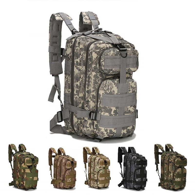 FREE SAMPLE FACTORY Camouflage style laptop backpack mountain backpack hunting fishing 3p men sport backpack