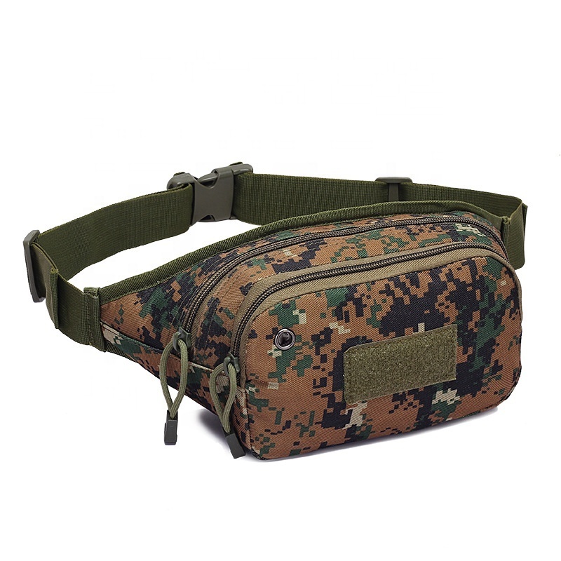 Camouflage Waist Pack Bag Fishing Fanny Packs Waterproof Hip Belt Pouch for Outdoor Hunting Camping Trekking Bag