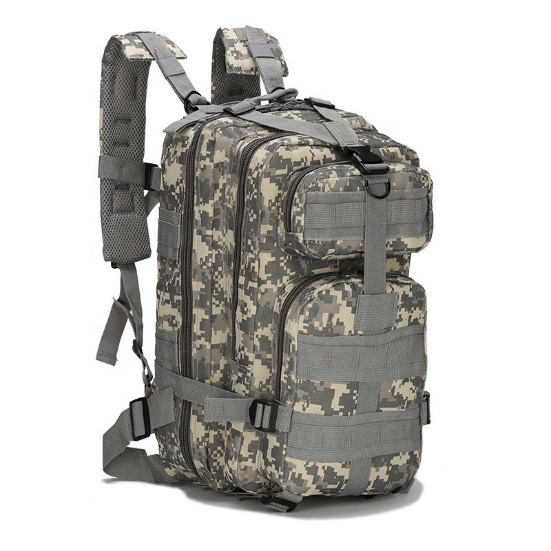 Wholesale Outdoor Waterproof Hiking Survival Camouflage Bag Black Camo Fishing Backpack