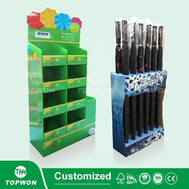 Custom Cardboard Retail Umbrella Display Box, Cardboard Display Box For Umbrella