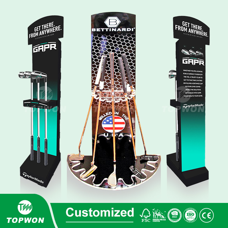 Floor Soccer Ball Football Display Stand Custom Cardboard Display Stand For Basketball