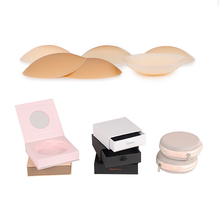 round flower self adhesive medical grade invisible solid matte silicone nipple cover bra pad no glue