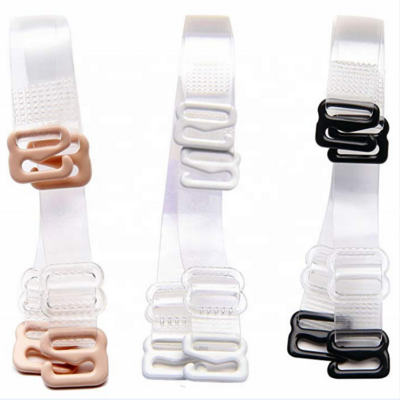 Clear Elastic Non Slip Adjustable Bra Straps Shoulder Strap Transparent S-XZ005 TPU Women's Underwear Color Box or Zipper Bag