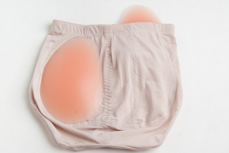 Seamless Invisible Adhesive Free Silicone Buttock Push Up Butt And Hip Enhancement Padded Panties