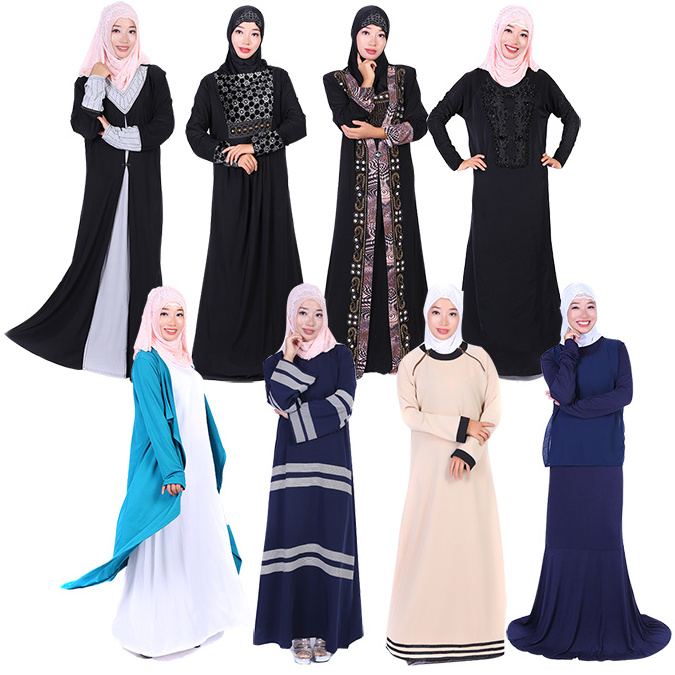 2019 new fashion turkey abaya wholesale in dubai