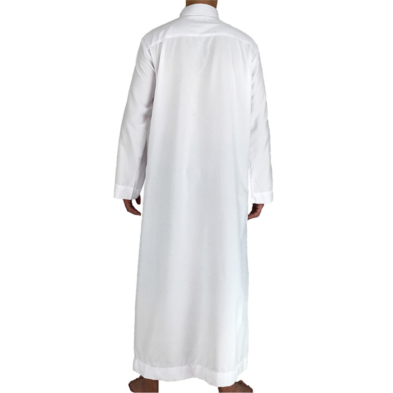 Men Thobe Good Quality Classic Saudi Arab Plain White Color Thobe / Thawb MIDDLE EAST OEM Service muslim dress men